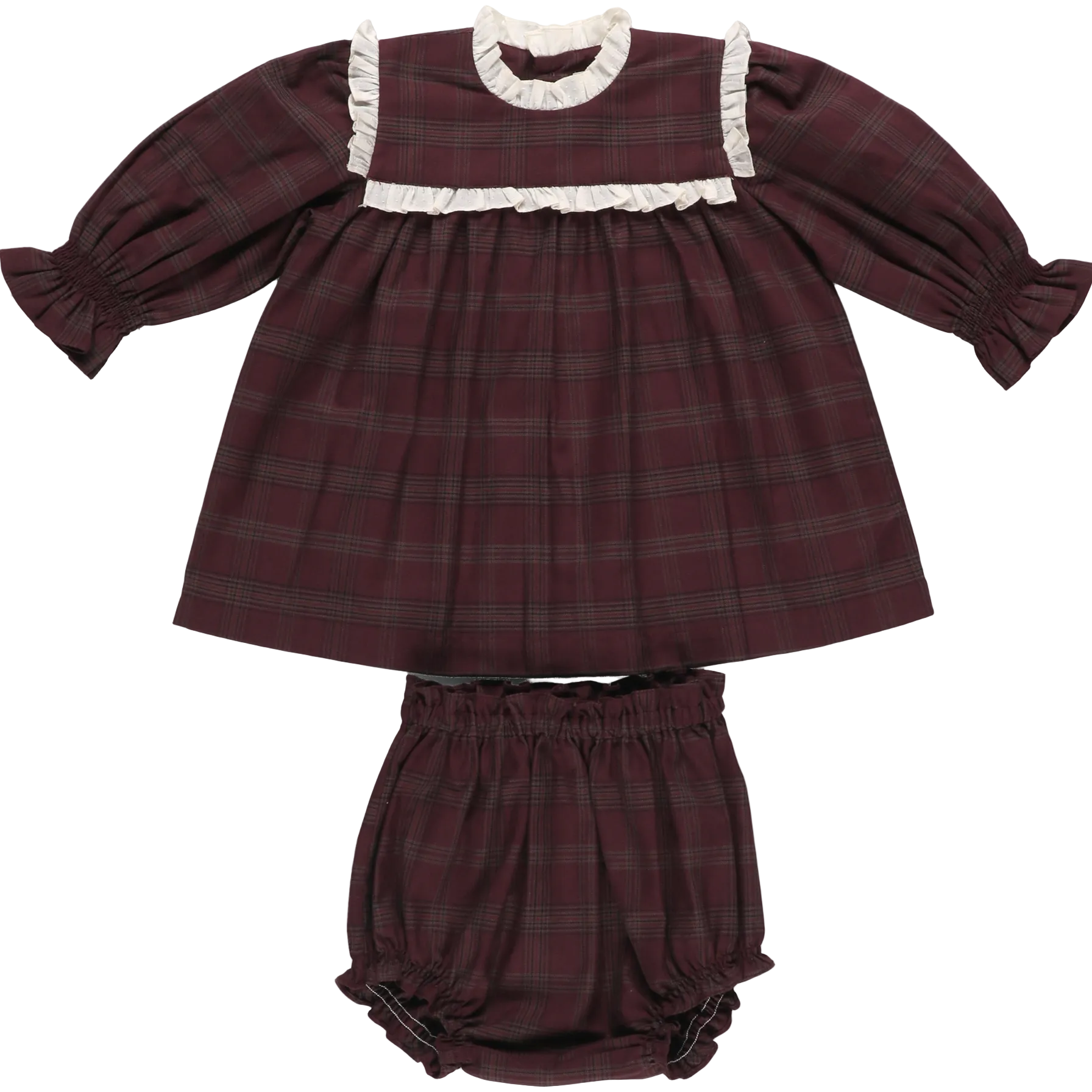 Plum Plaid Float Top and Bloomer