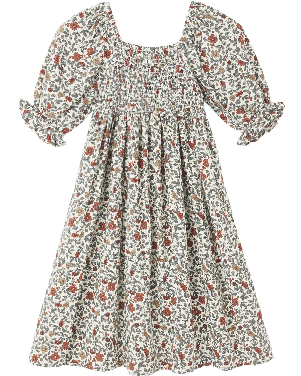 Rylee Cru Adelaide Holiday Floral Dress