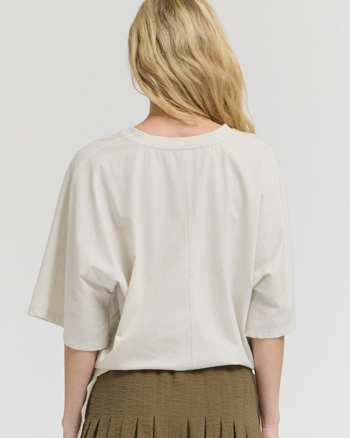 Cloud Side Drawstring Tee