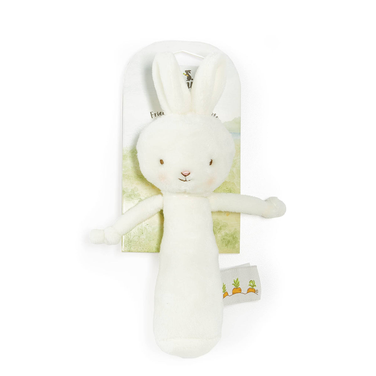 Friendly Chime Rattle - White bunny