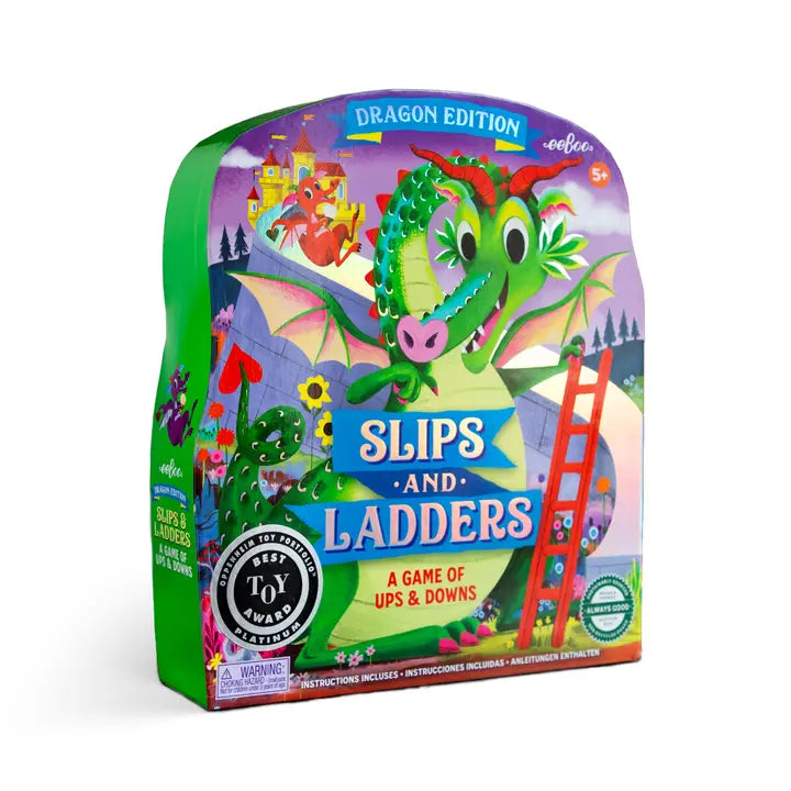 Slips & Ladders Dragon Edition Shaped Game