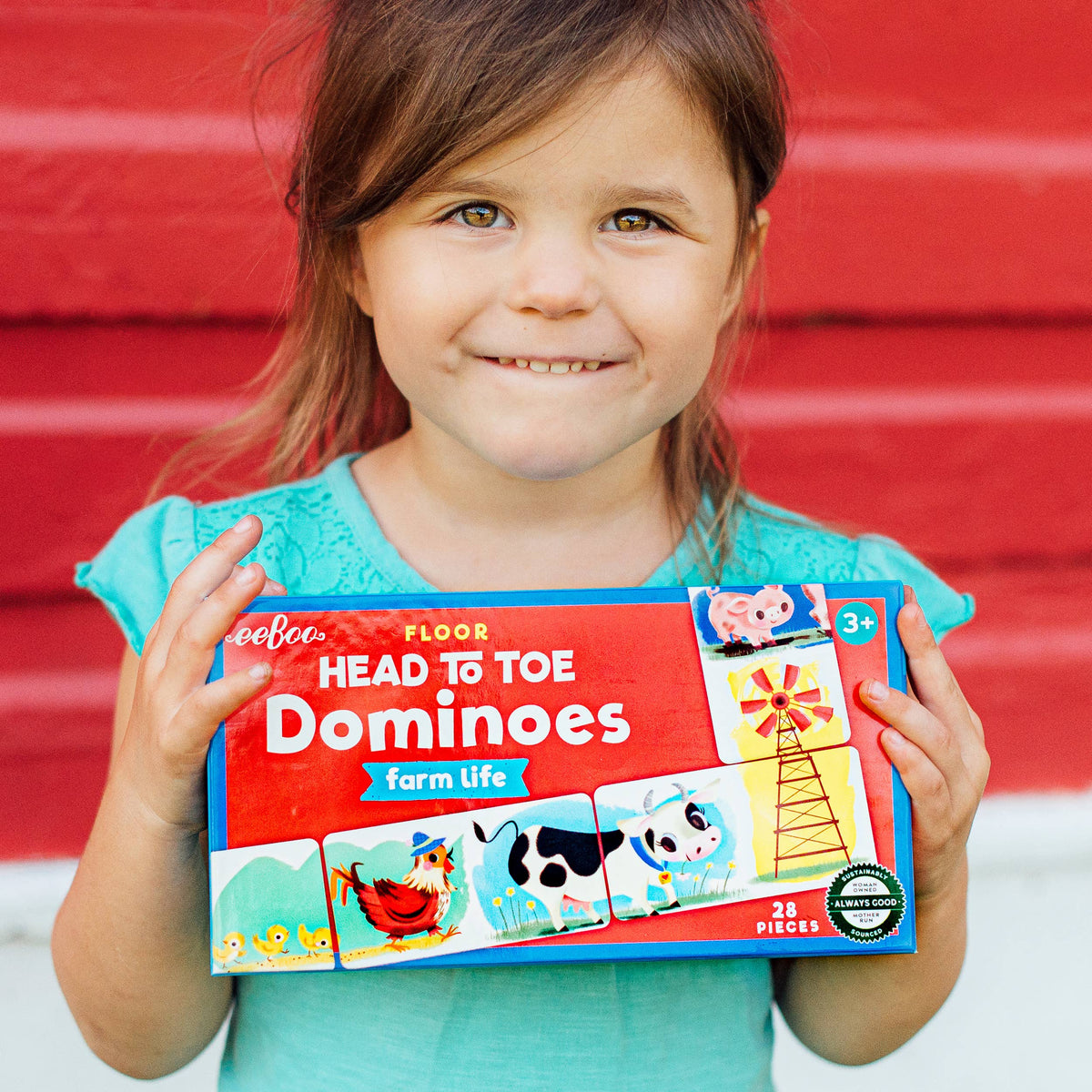Little Farm Head to Toe Dominoes