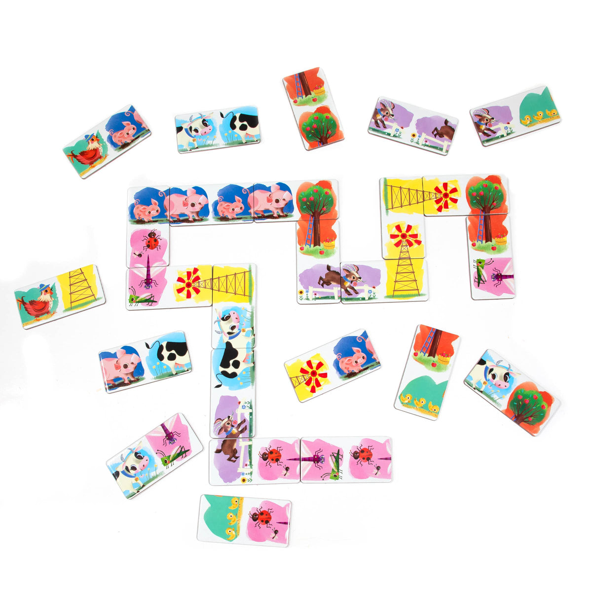 Little Farm Head to Toe Dominoes
