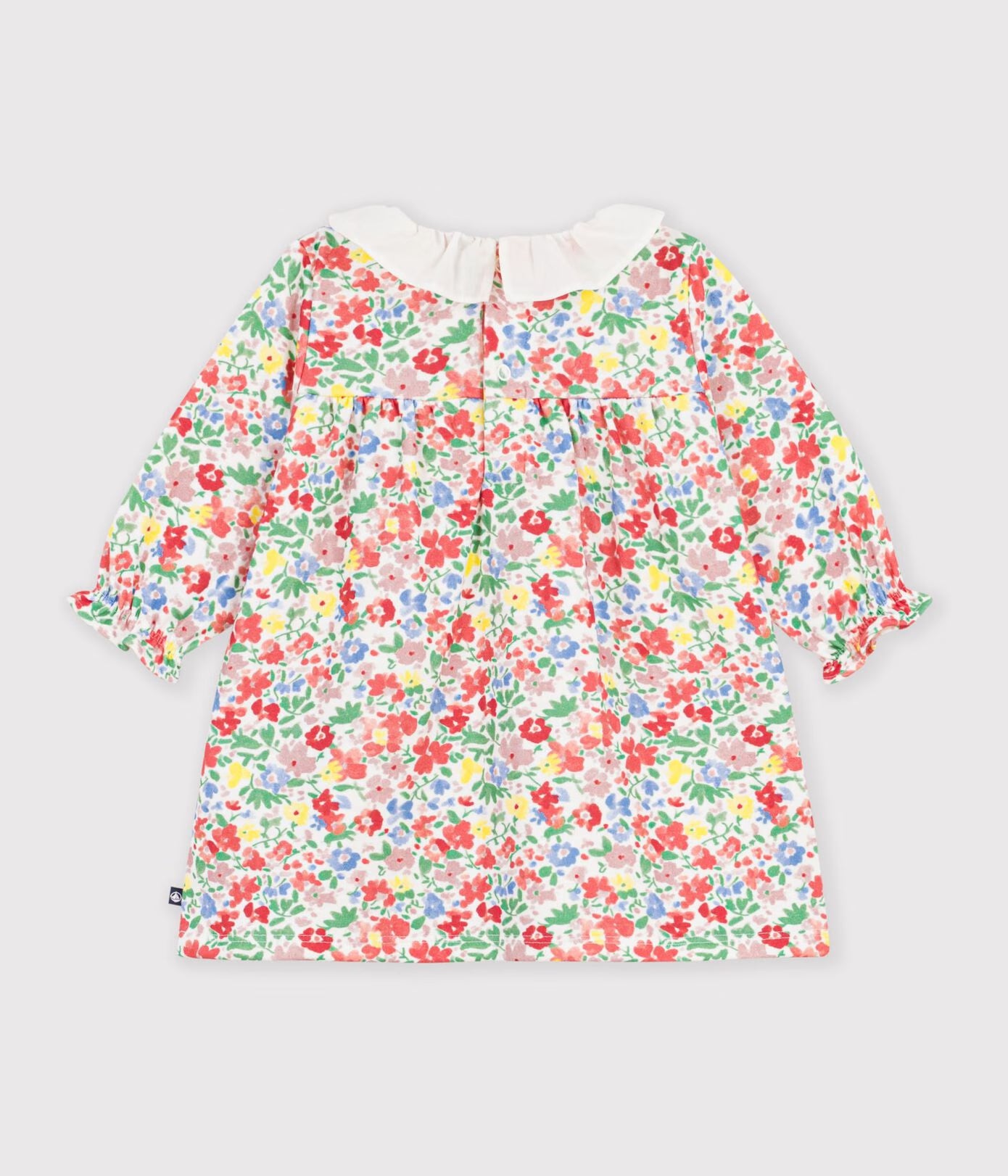 Bright Multi Print Knit Dress Petit Bateau