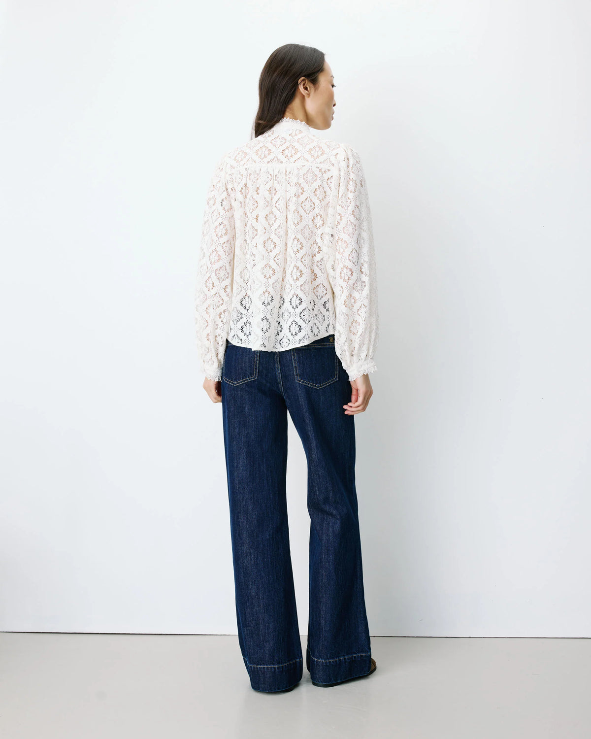 Anita Cream Lace Blouse