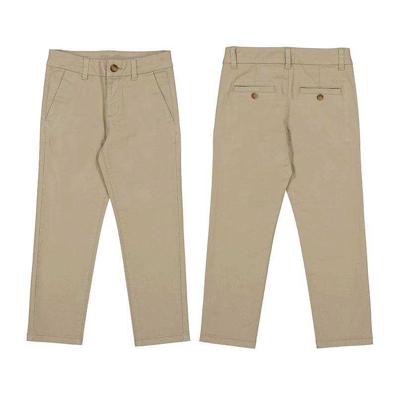 Boy's Khaki Twill Trouser