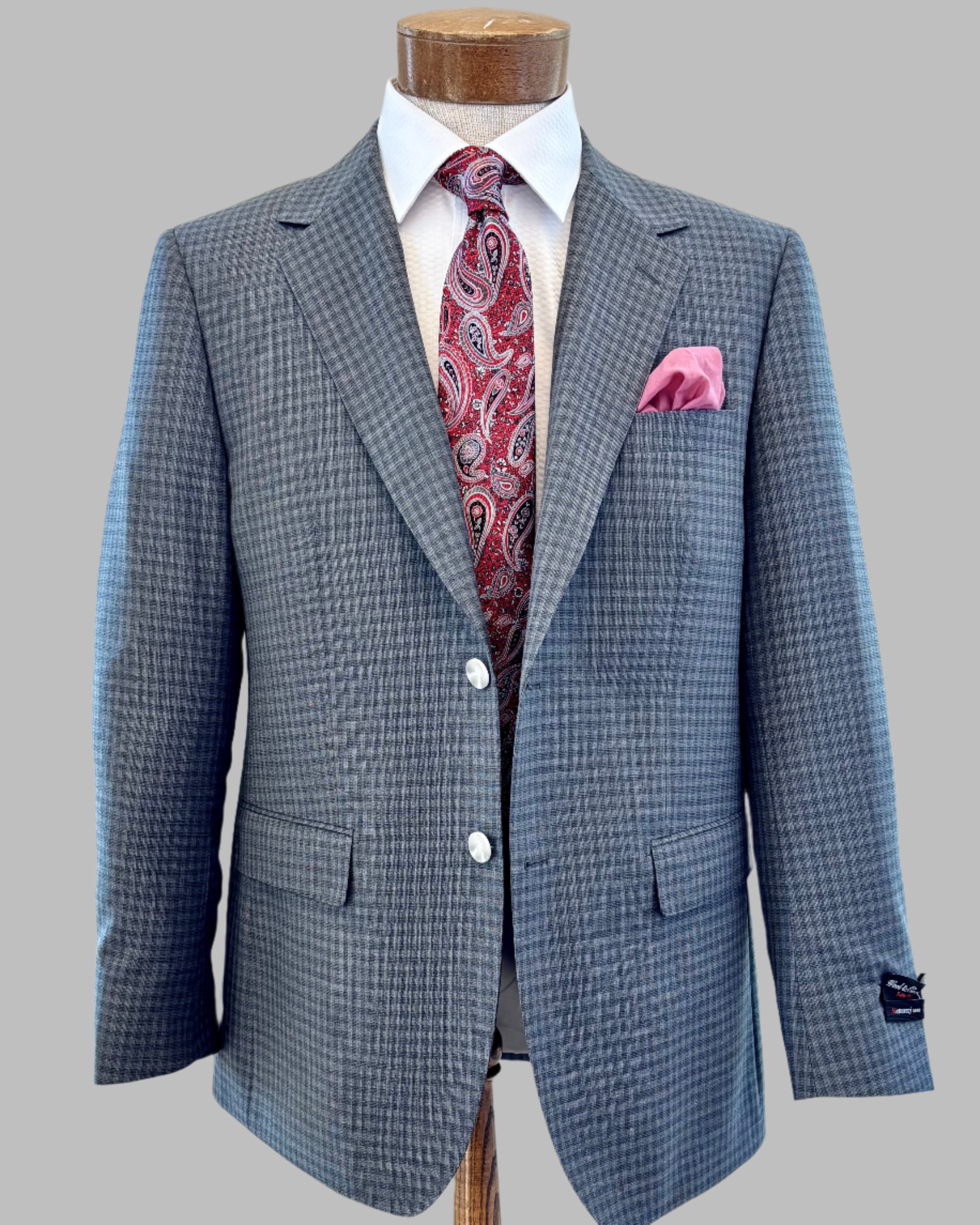 Men's Medium Grey Check MA