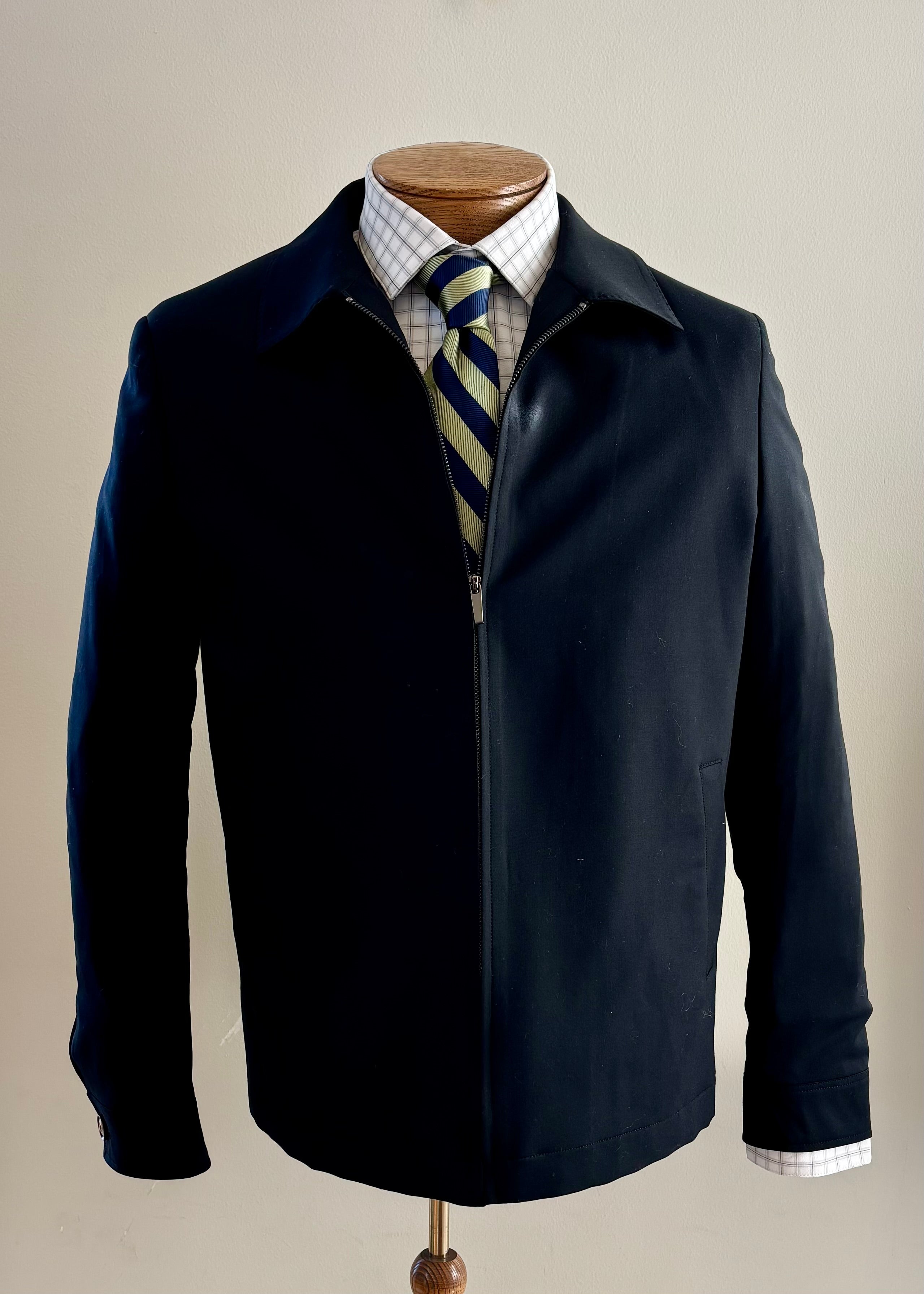 Men's Primo Black Casual Jacket MA