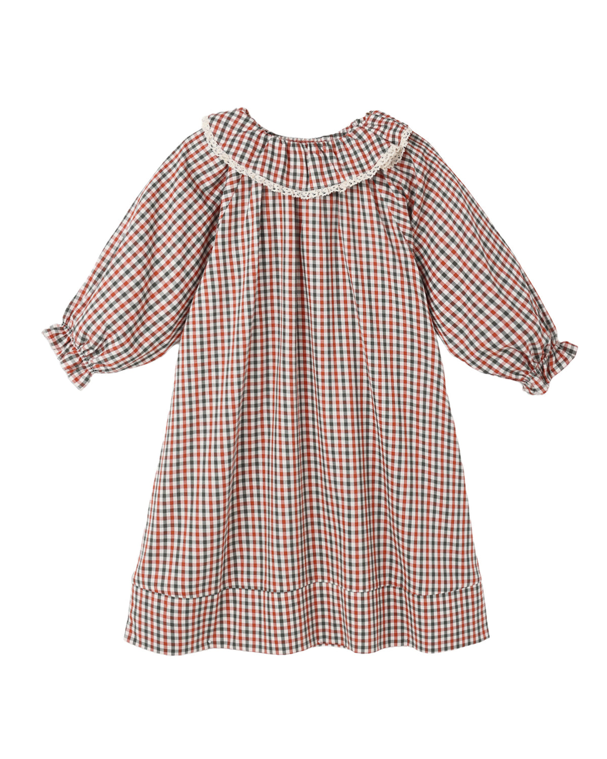 Rylee & Cru Girl's Holiday Gingham Nightgown