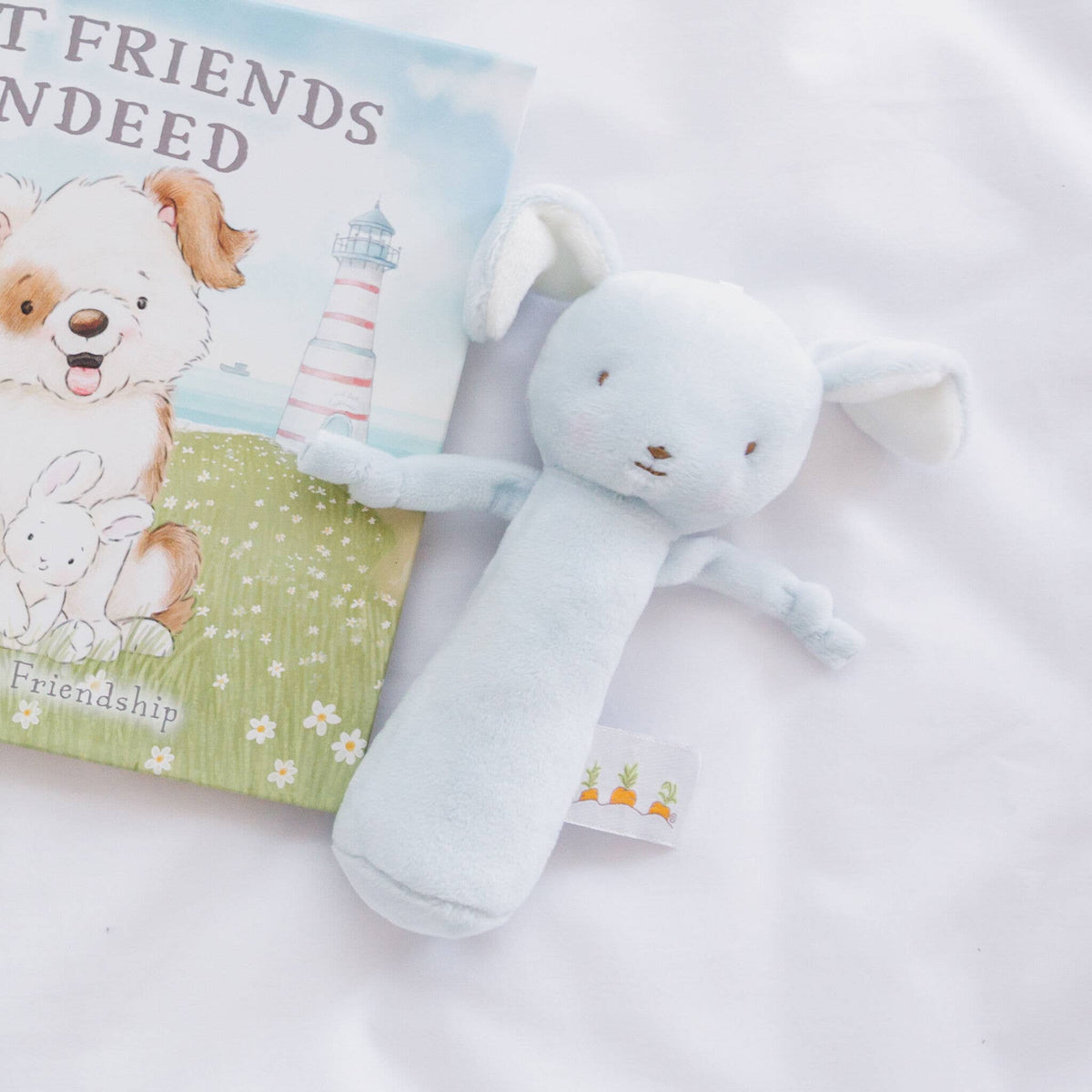 Blue puppy Friendly Chime Rattle
