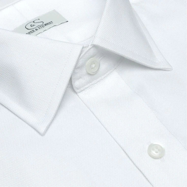 Men's White Royal Oxford Shirt