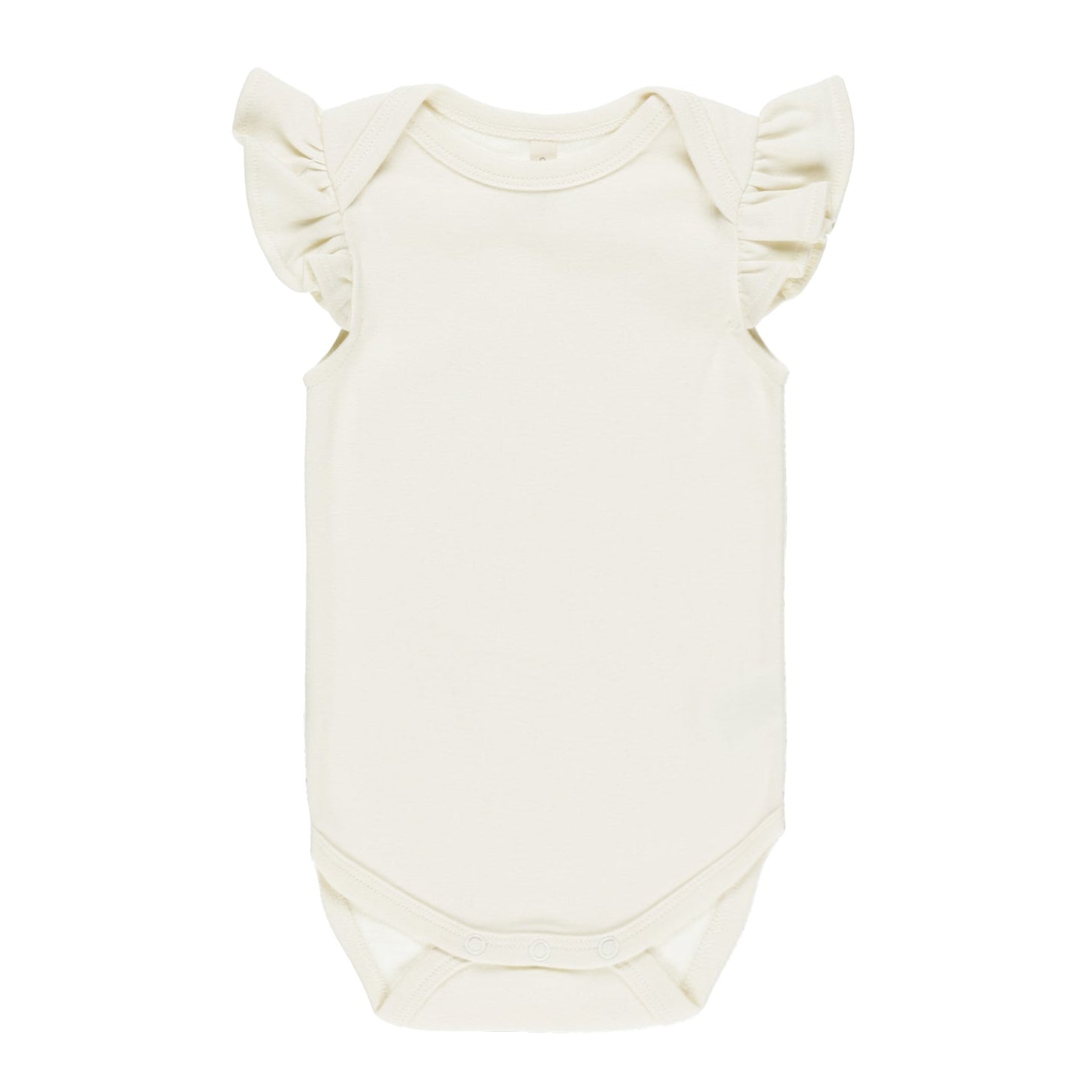 Quincy Mae Solid Cream Bodysuit