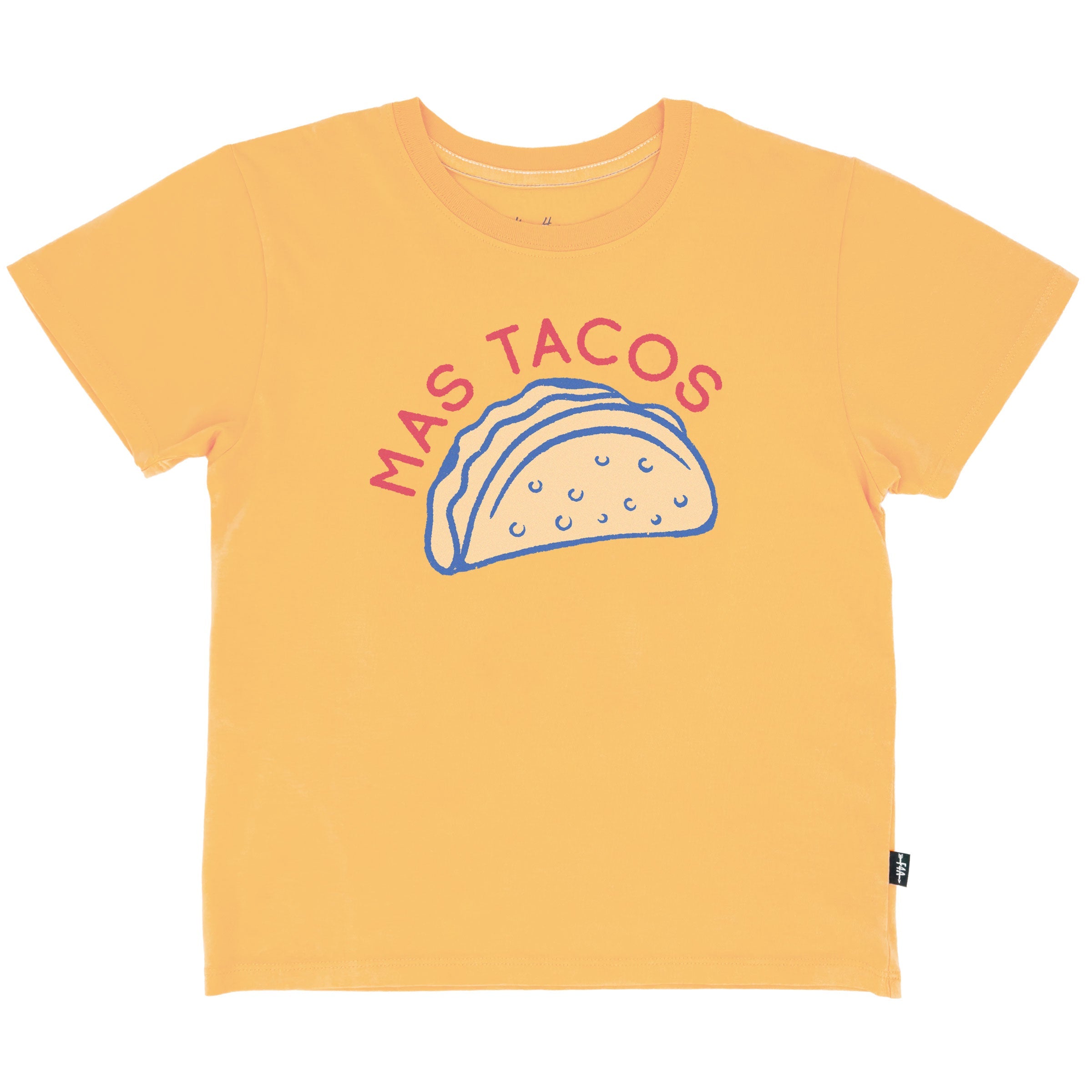 Boy's Orange Mas Tacos Tee