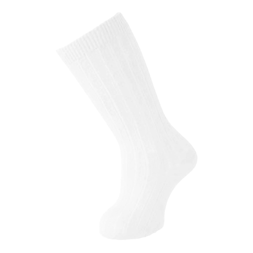 Ribbed Cotton Knee Sock