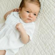 White Tuxedo Pleats Romper