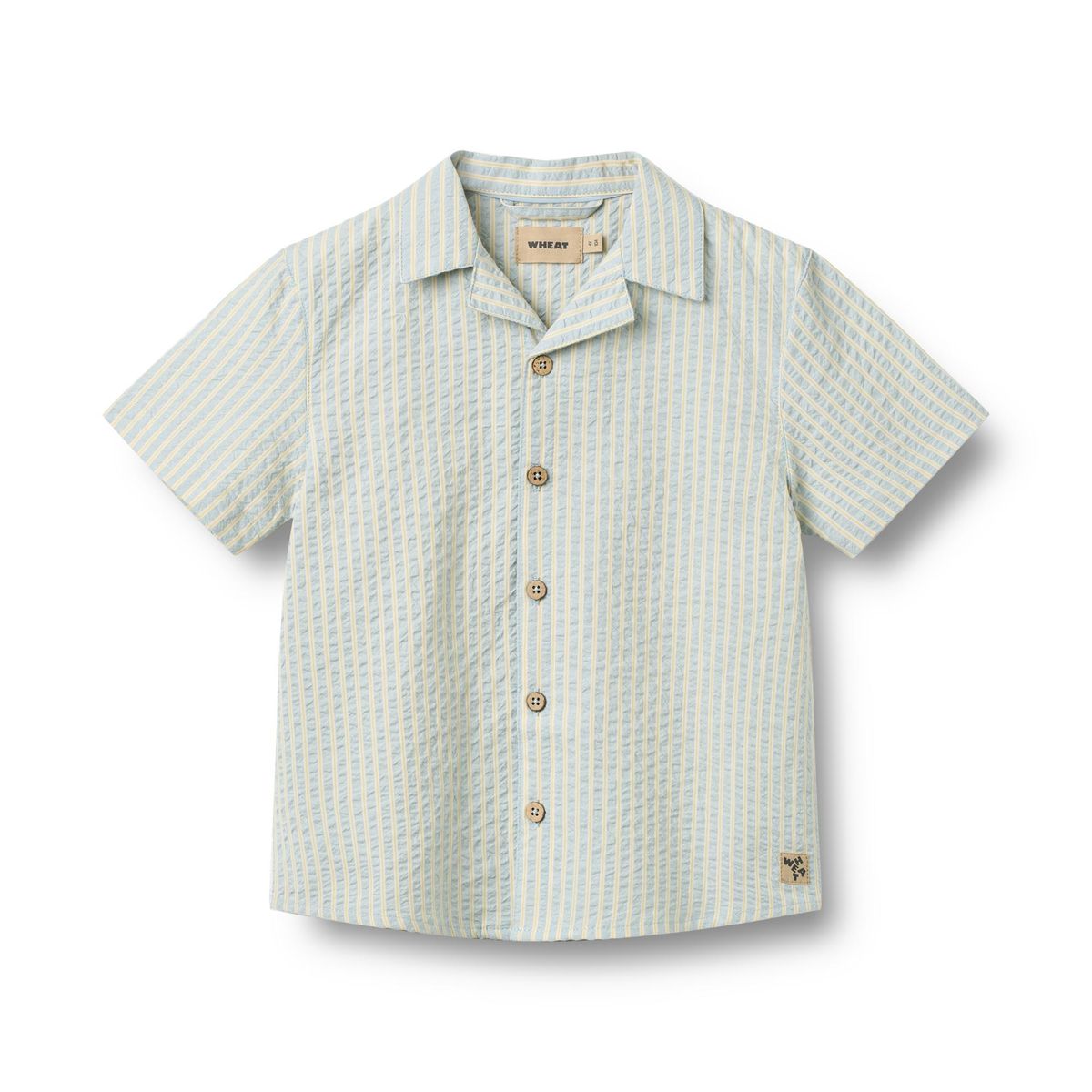 Seafoam Stripe Seersucker Shirt