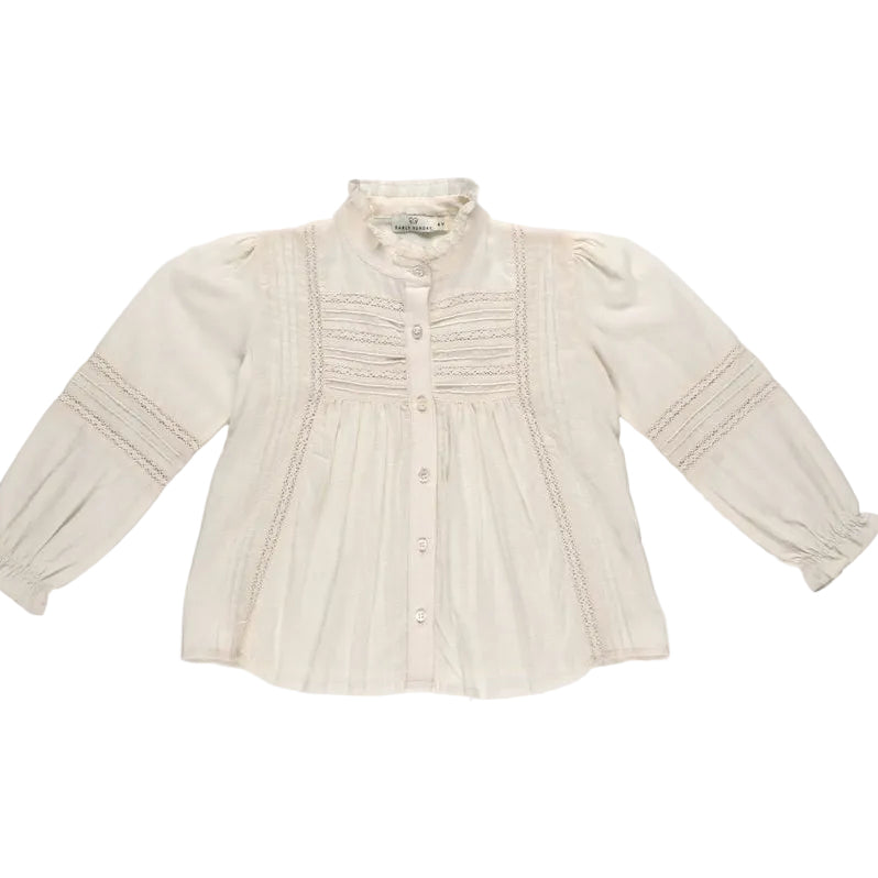 Cream Lace Edwardian Blouse