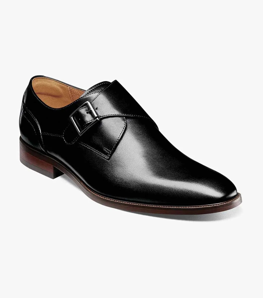 Sorrento Plain Toe Single Monk Strap