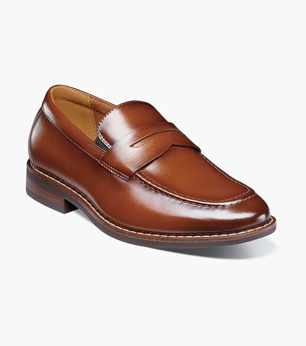 Boys Rucci Cognac Penny Loafer Shoe