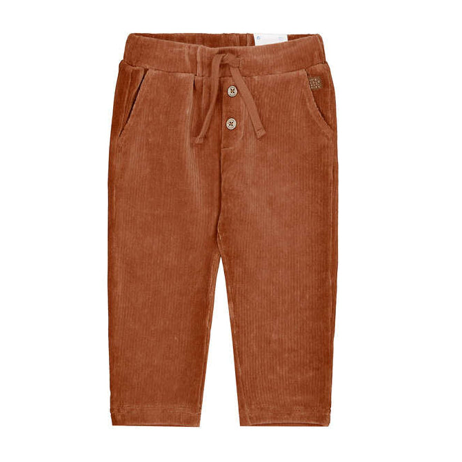 Rust Stretch Cord Infant Pant