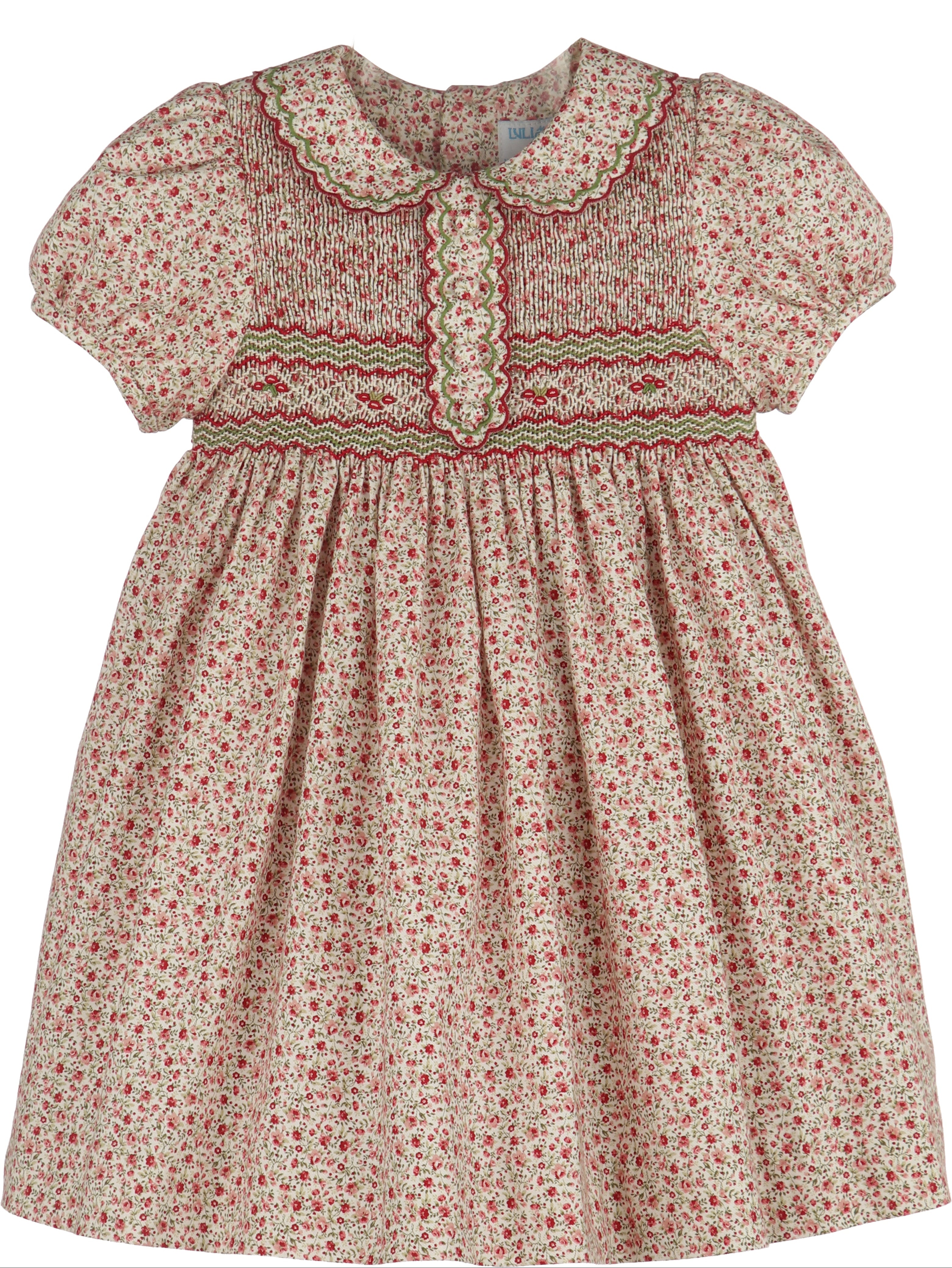 Mulberry Print Smocked Dress