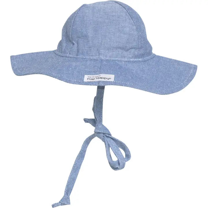 Boy's/Girl's  Kids UPF50+ Chambray Floppy Hat