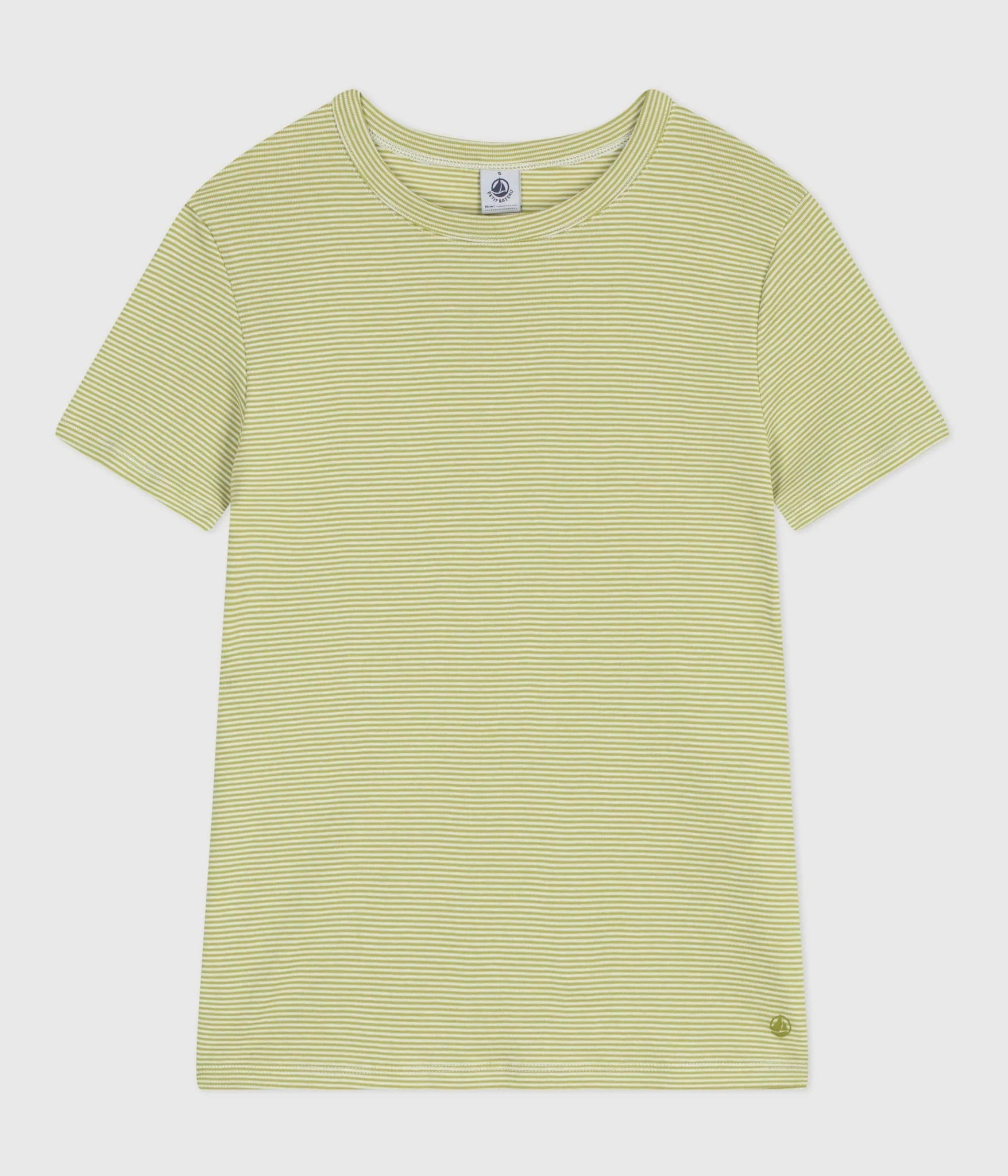Women's Celery Micro Stripe Tee