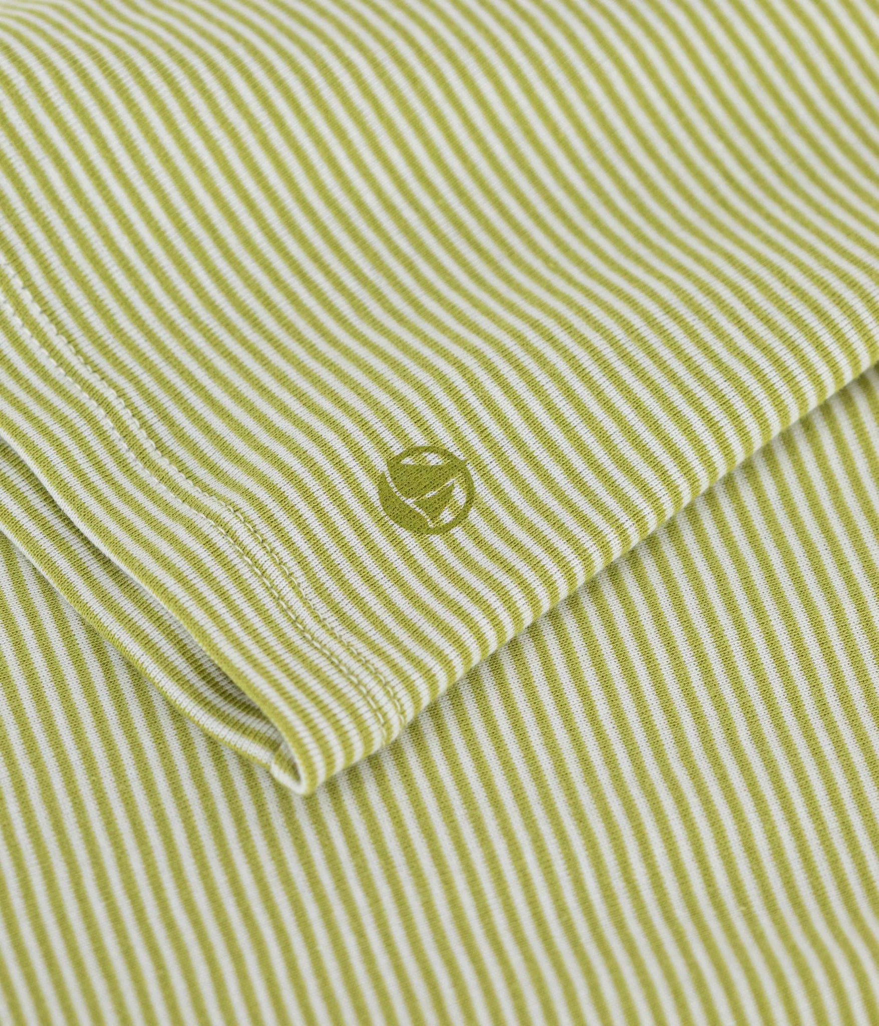 Women's Celery Micro Stripe Tee