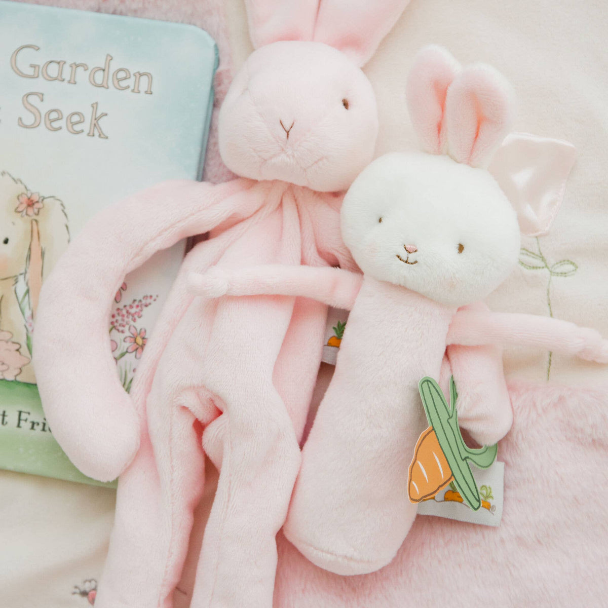 Pink Bunny Friendly Chime Rattle