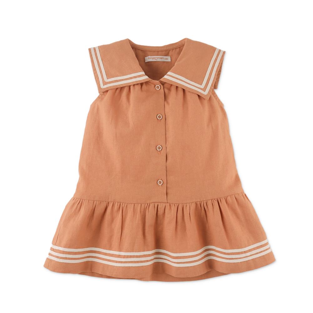 Clay Twill Sailor Dress