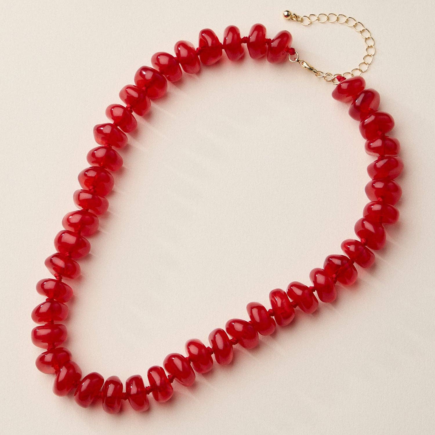 Resin Beaded Chunky Necklace