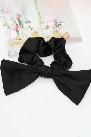 Satin Bow Scrunchie