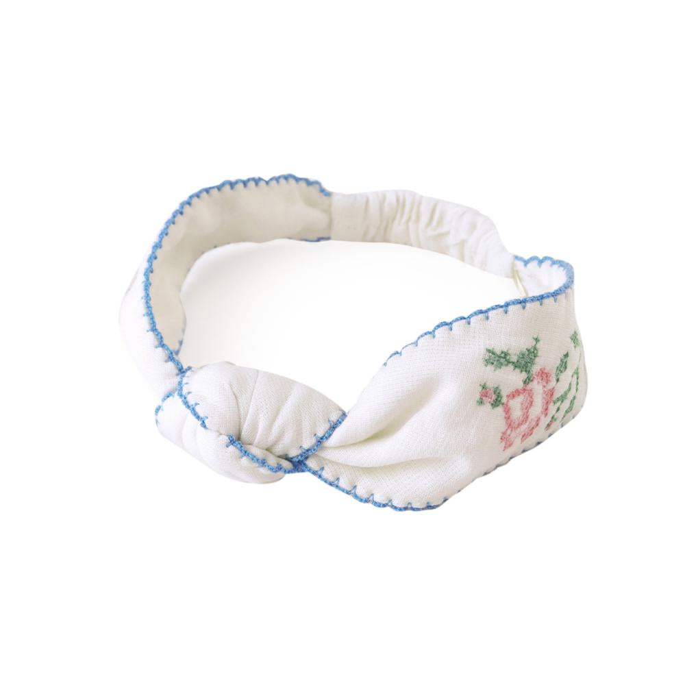Darla Cross-Stitch Knot Infant Headband
