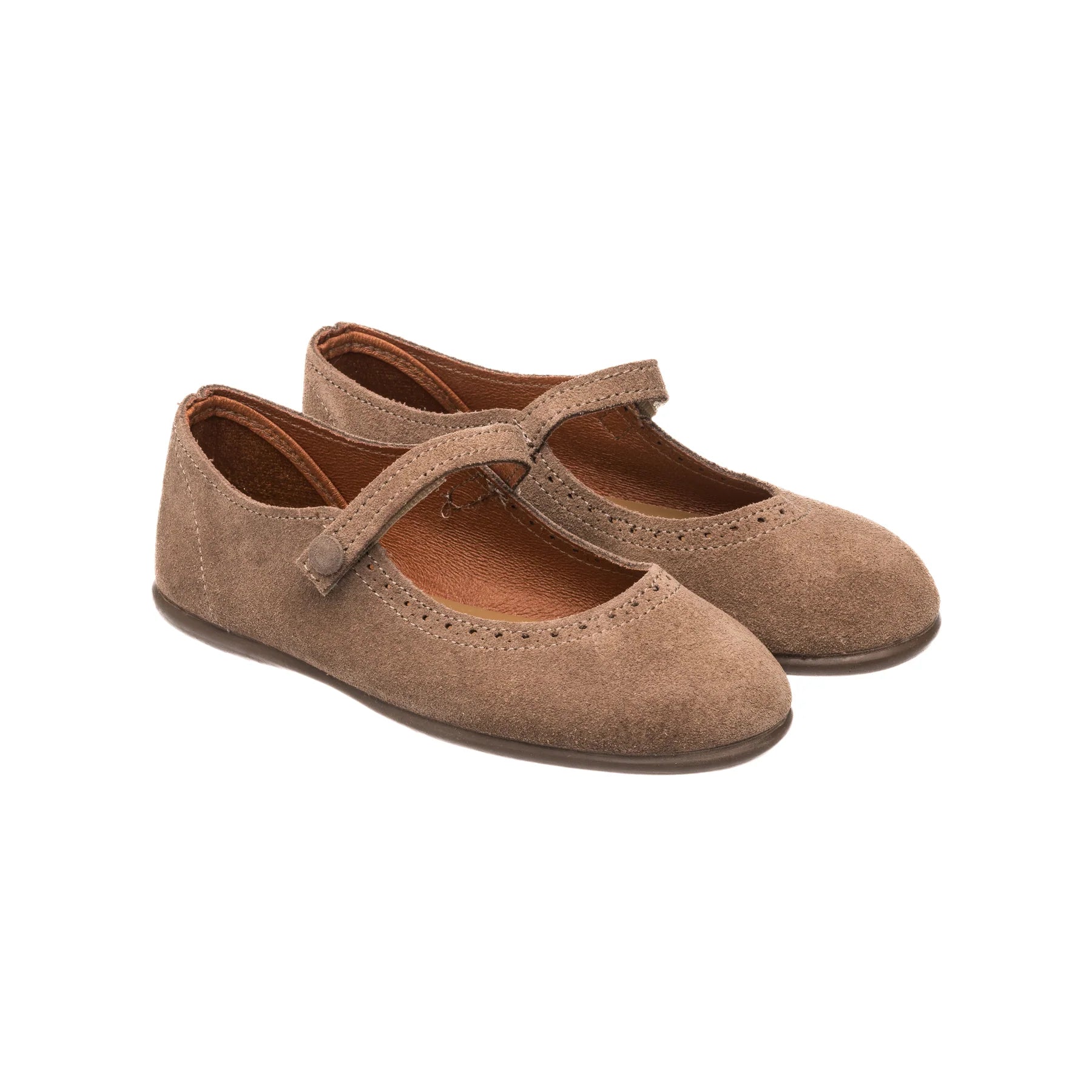 Elephantito Beige Suede Mary Jane