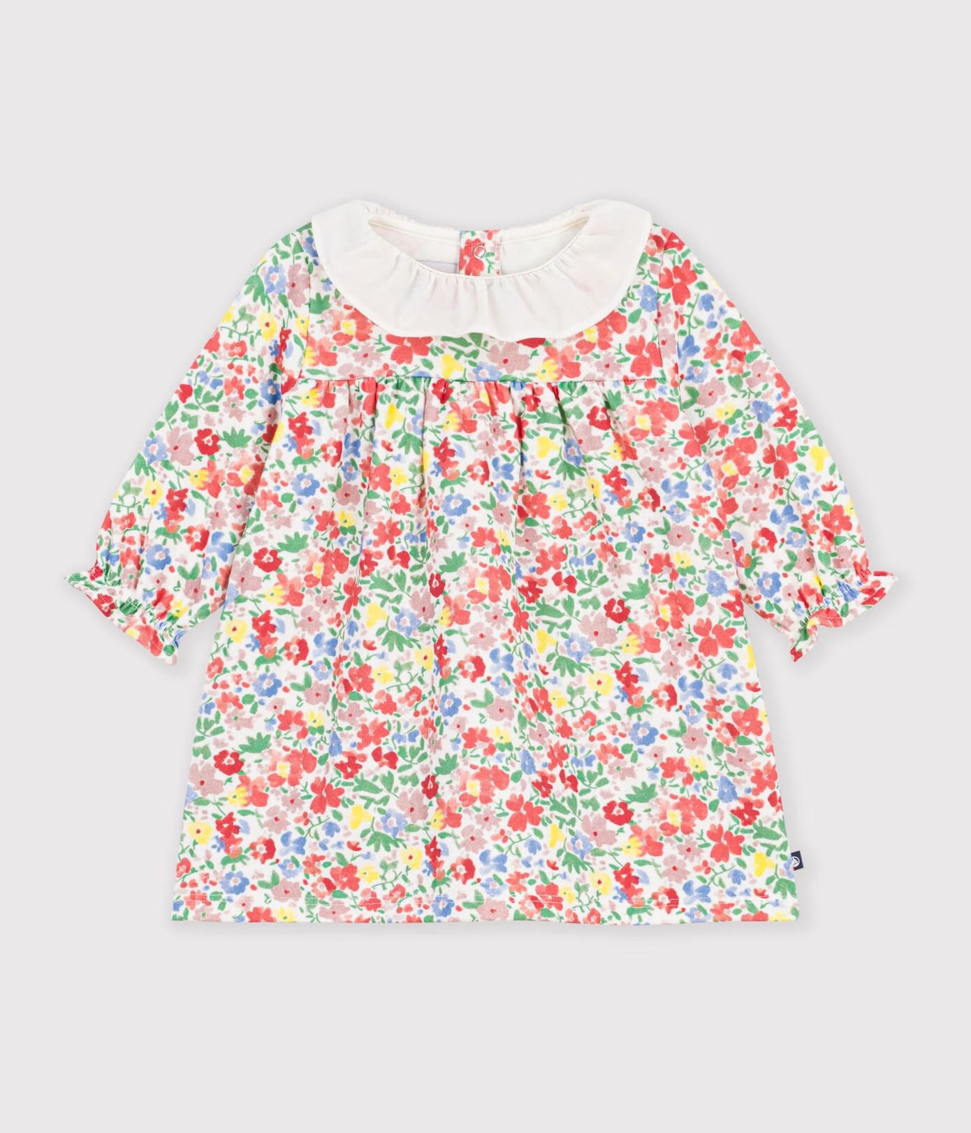 Bright Multi Print Knit Dress Petit Bateau