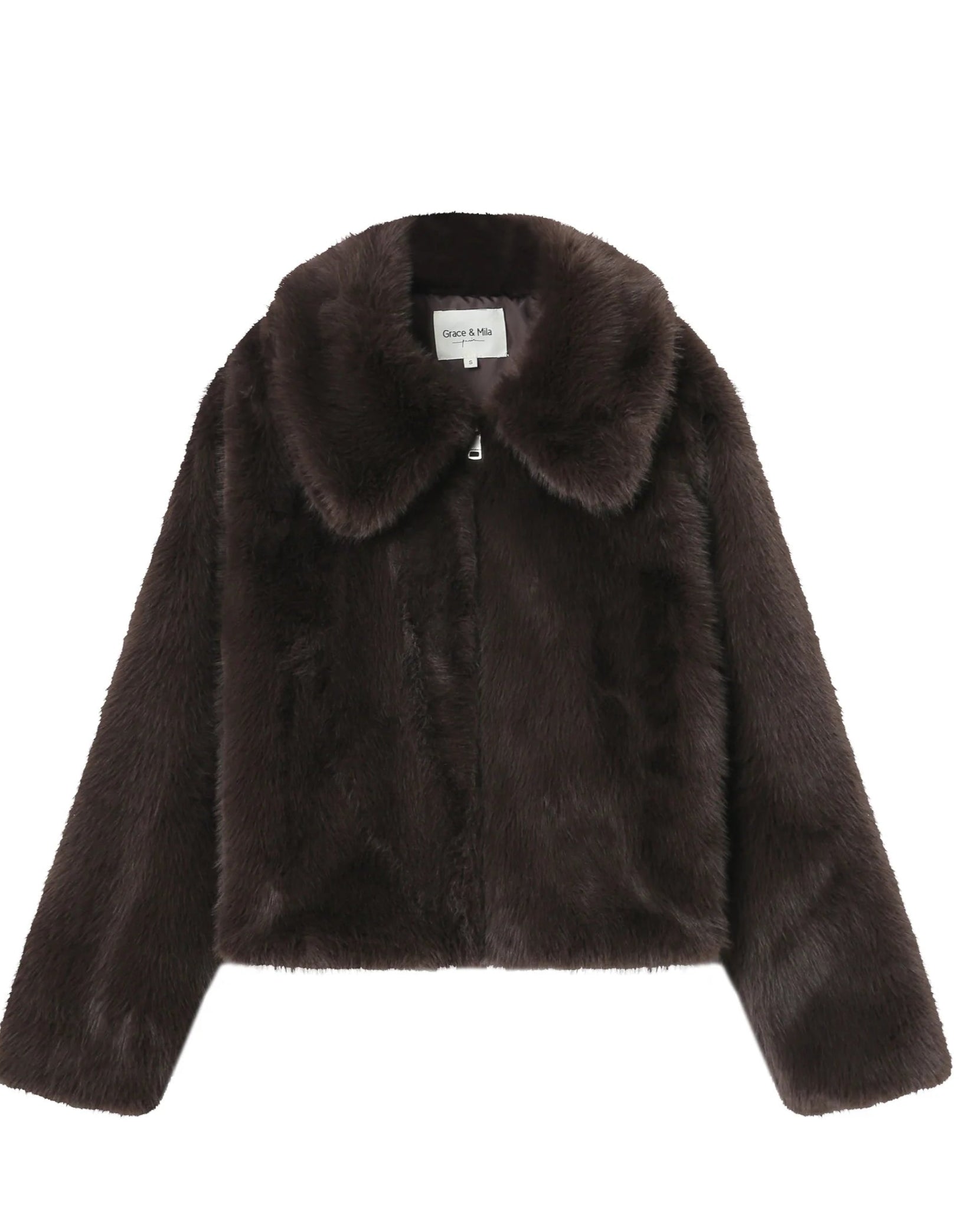 Shonna Brown Faux Fur Jacket