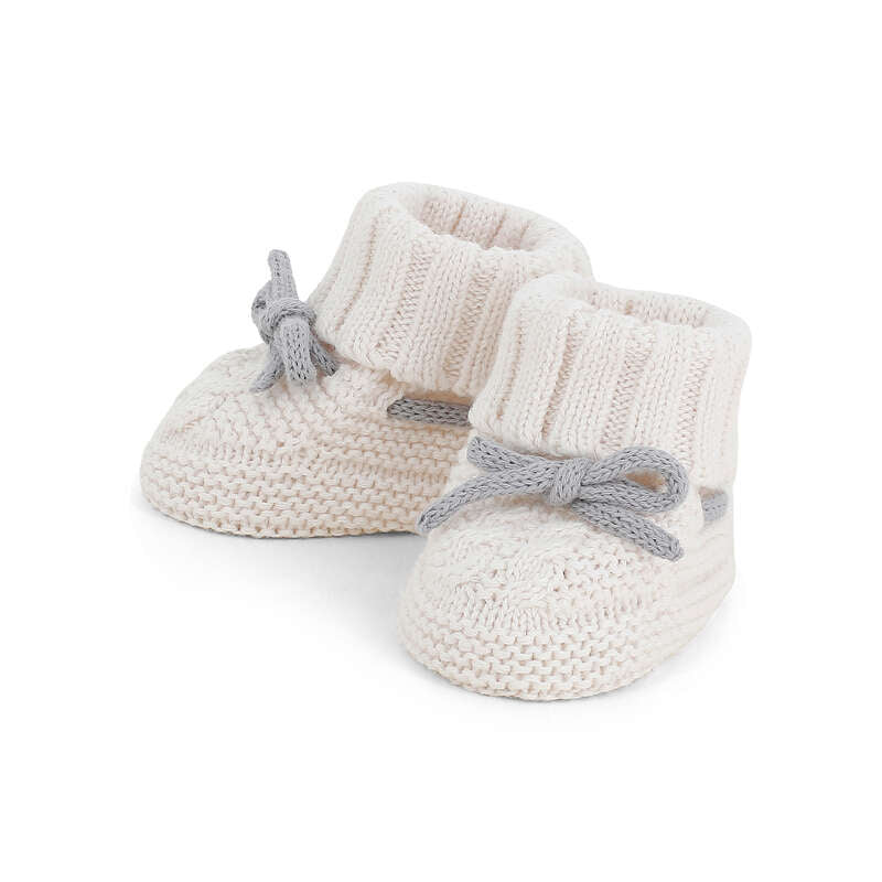 Knitted Booties with Tie