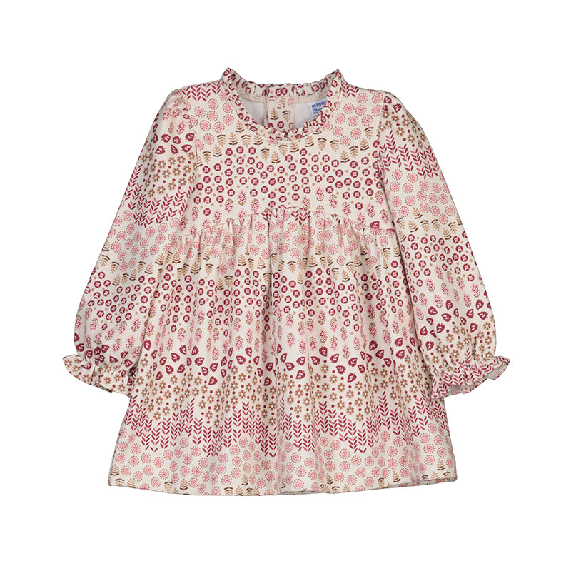 Pink Print Infant Dress