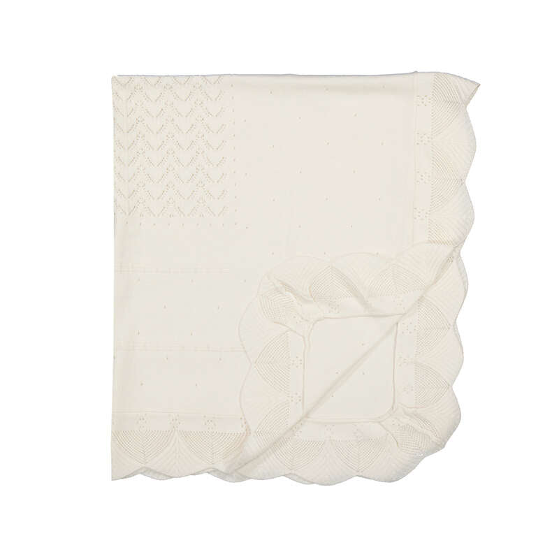 Pointelle Knit Blanket
