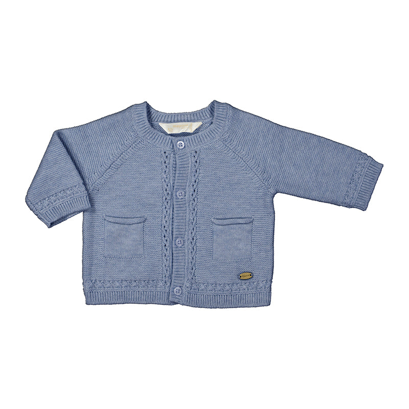 Slate Blue Infant Cardigan