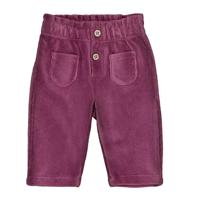Berry  Corduroy Infant Pant
