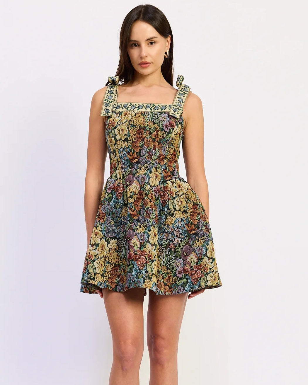 Mischa Tapestry Mini Dress