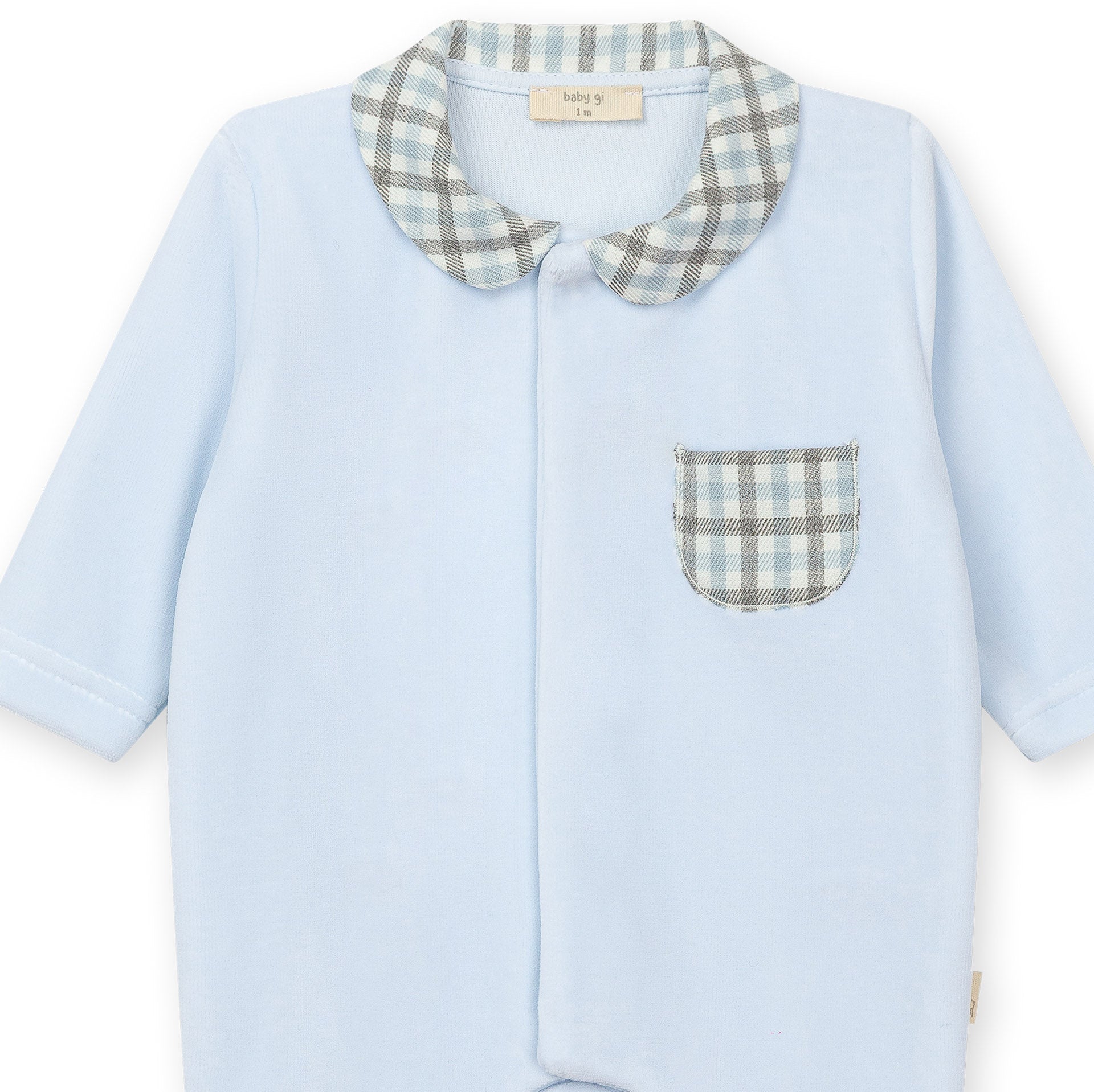 Blue Ivy Cotton Footie