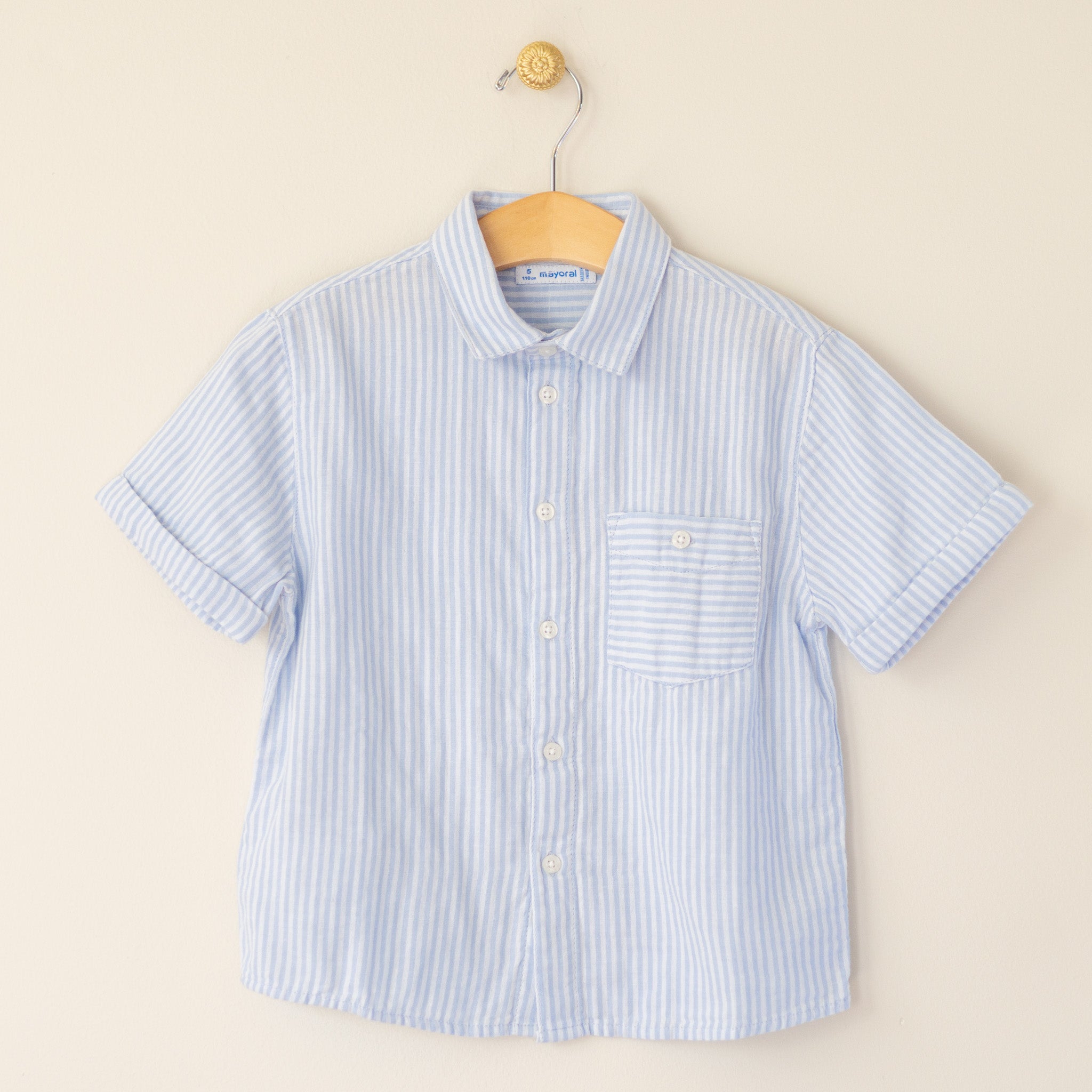 Light Blue Stripe Shirt