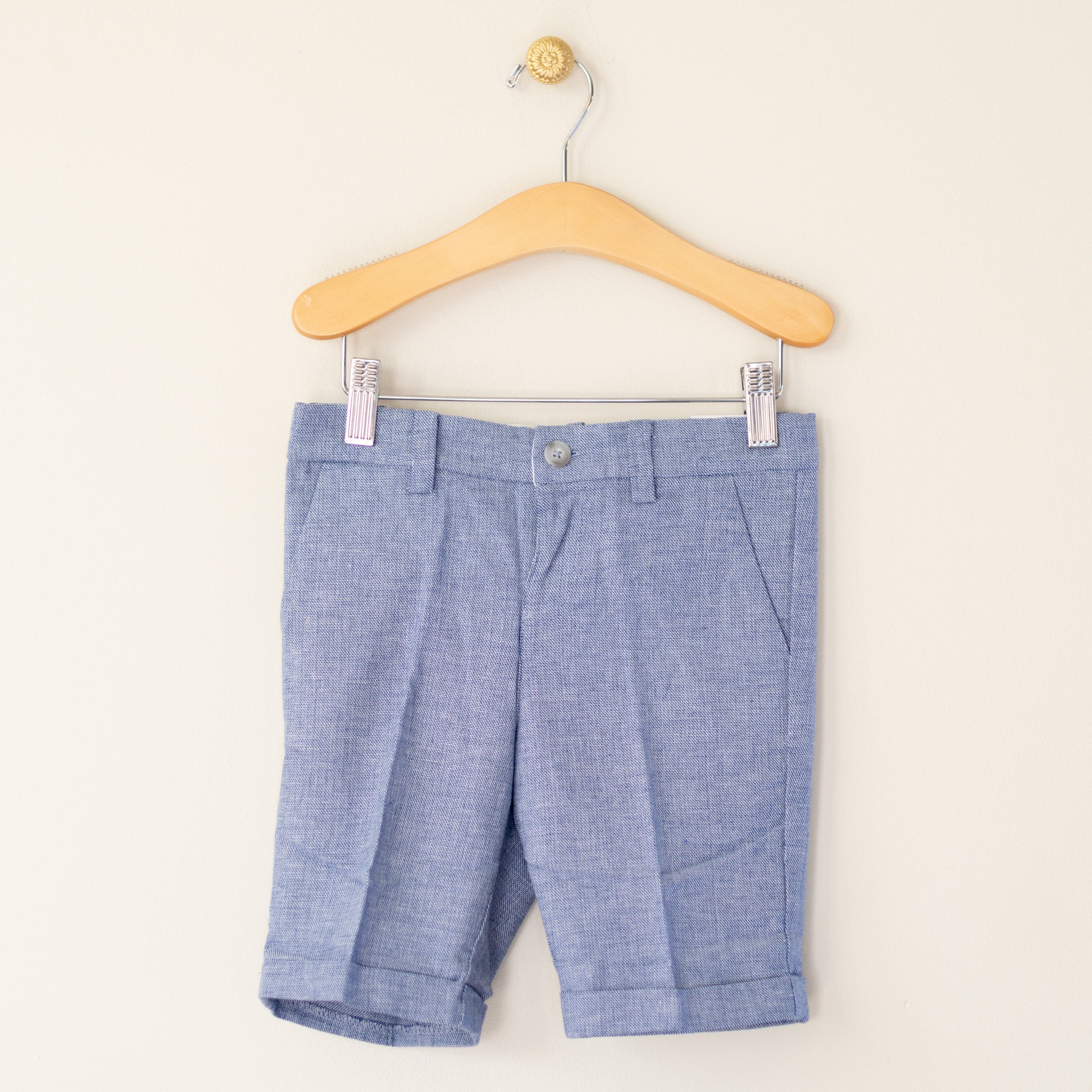 Blue Chambray Short