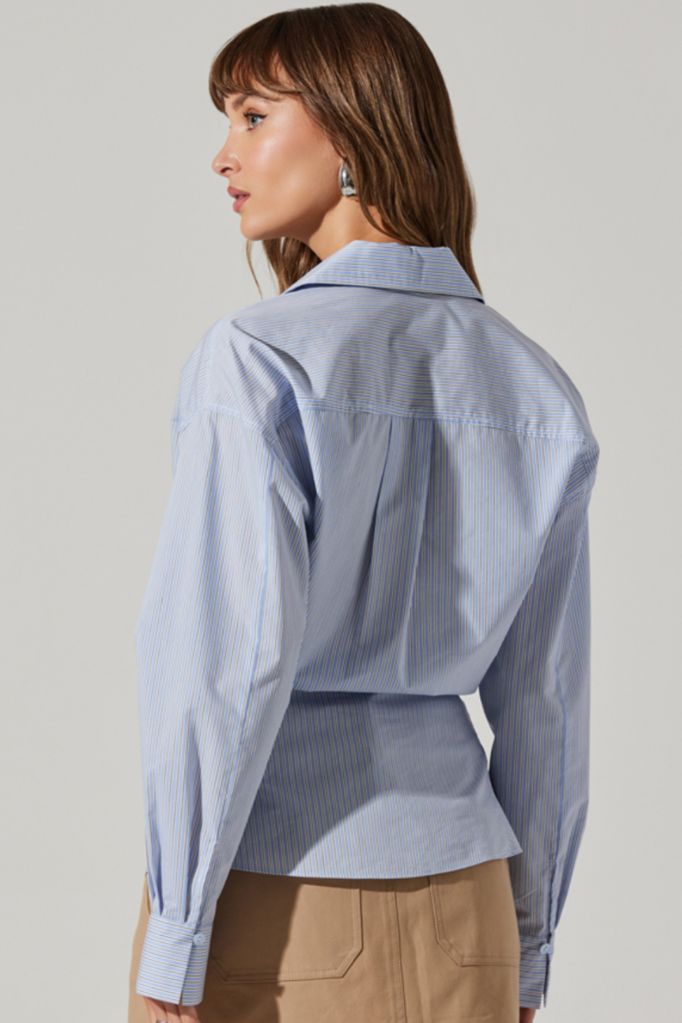 Flykra Blue Asymetrical Blouse