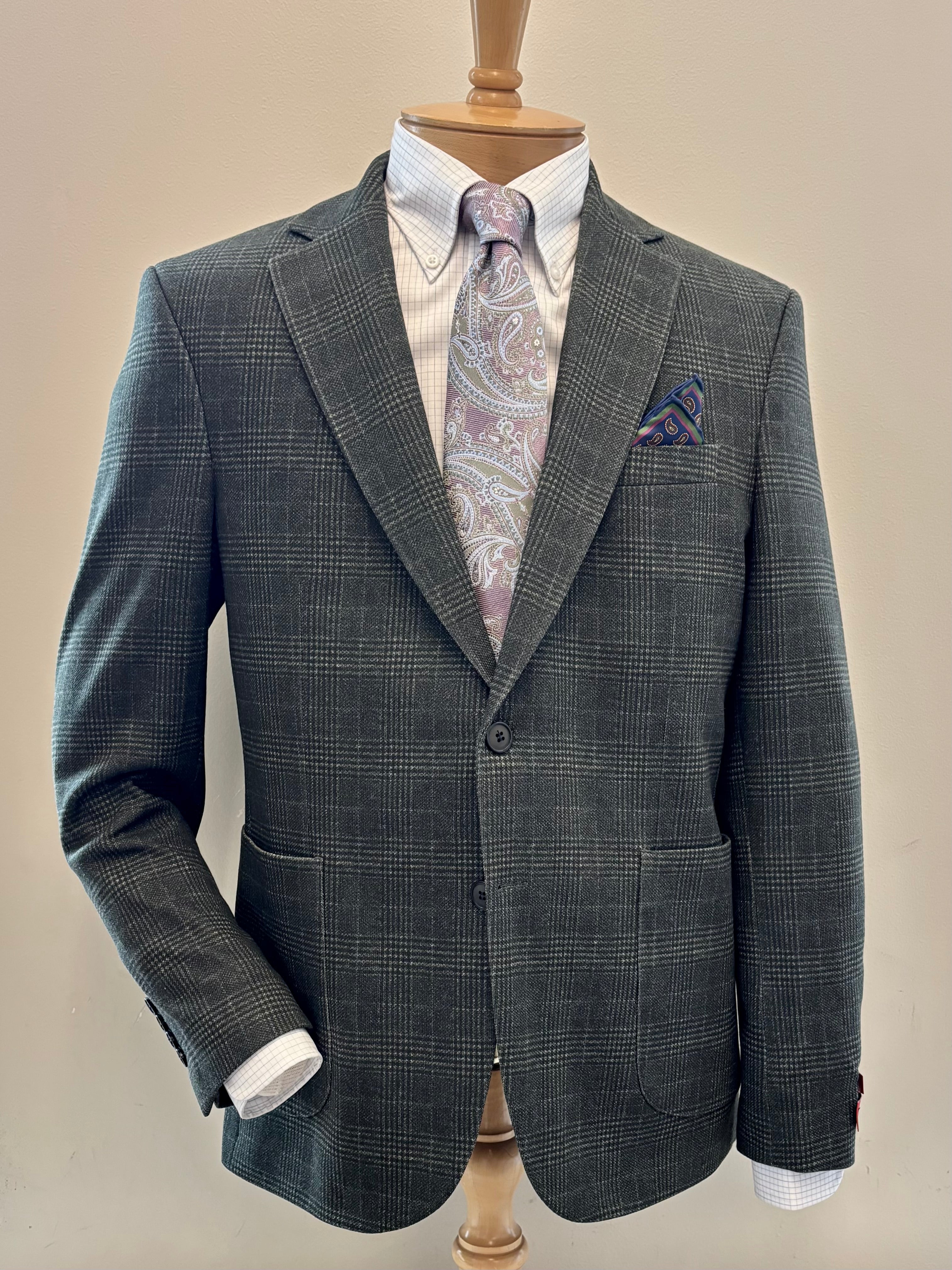 Mattarazi Hunter Glen Plaid Sport Coat