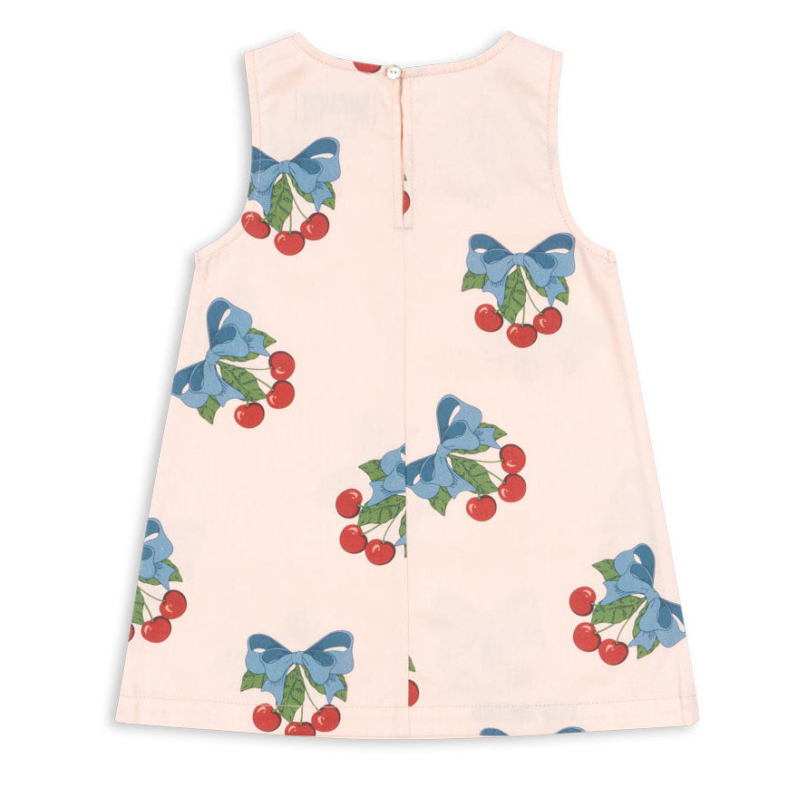 Pink Cherry Bow Dress Konges Slojd