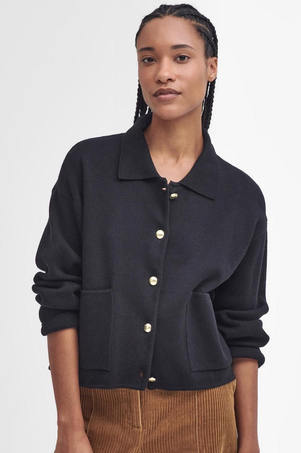 Barbour Black Cardigan