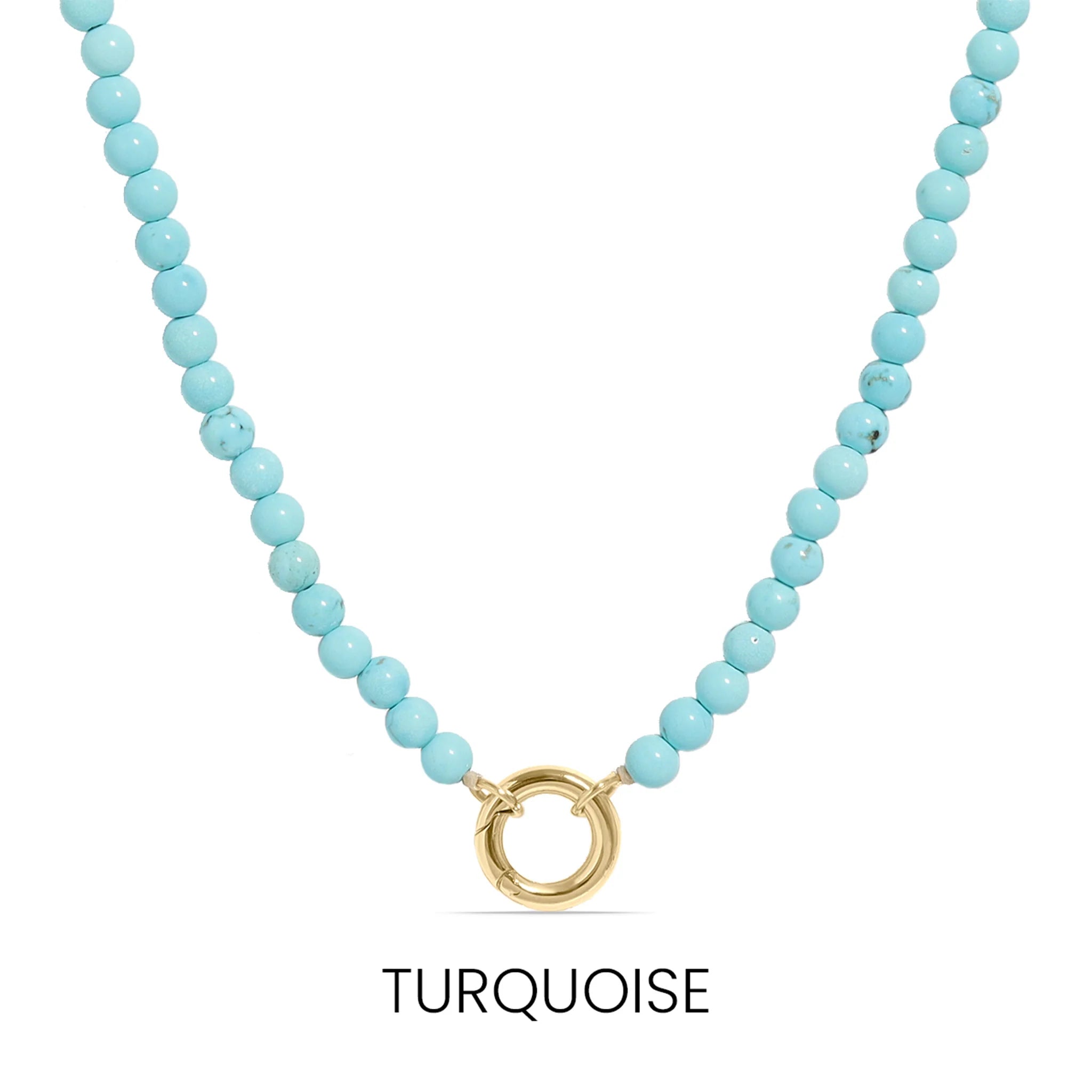 Natural Stone Bead Necklace